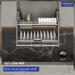 Giá Bát Di Động Nan Oval EUROGOLD Inox SUS304 Cao Cấp