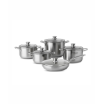 Bộ Nồi Inox KAFF KF-ST005FR – 5 Món 10 Thứ, Đáy 5 Lớp