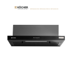 Máy Hút Mùi Âm Tủ Köcher K-6360 60cm – Hút 900m³/h, Siêu Êm 38dB