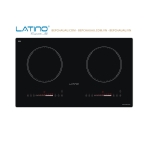 Bếp Từ Đôi Latino LT-ML339SG Malaysia – Inverter, Kính ELCD Platinum Ceramic, Slider 12 Mức, Booster 2400W