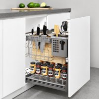 Giá Dao Thớt Nan Dẹt Inox Mờ EUROGOLD 304 – Ray Giảm Chấn