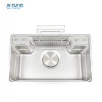 B-Gem - CGT - CHẬU 1 HỘC INOX 304 - CÔNG NGHỆ LINEN