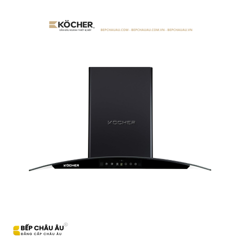 Máy Hút Mùi Kocher K-229V Kính Cong 70/90cm – Hút 1550m³/h, Booster 1850m³/h, Ultra Swing Siêu Êm