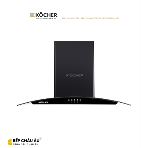Máy Hút Mùi Kocher K-8070V Kính Cong 70/90cm – Hút 1550m³/h, Ultra Swing Siêu Êm, Made in Vietnam