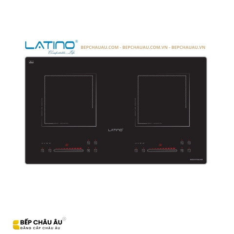 Bếp Từ Đôi Latino LT-TL229SG Plus Inverter – Kính Platinum Ceramic, Booster 2400W, Nhập Khẩu Thái Lan