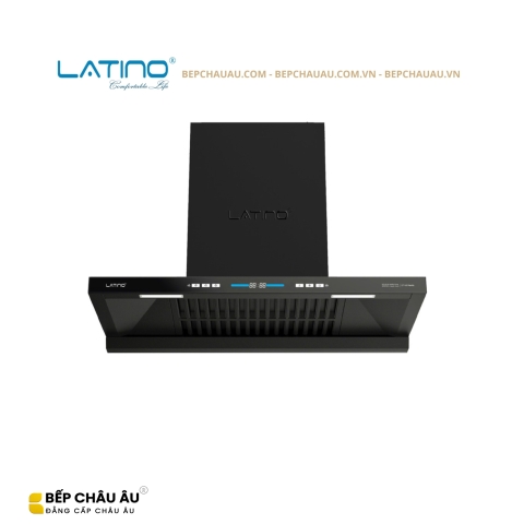 Máy Hút Mùi Latino LT-V.8 VENTIS Chữ T – Turbo 1400m³/h, Cảm Biến Vẫy Tay, Booster, Tự Làm Sạch