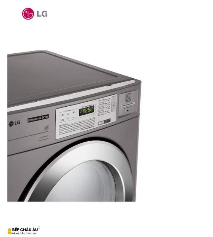 Máy Sấy Công Nghiệp LG CDG27RUQES Giant Coin 10kg – Sấy Điện Thông Khí, Cảm Biến Độ Ẩm, Quản Lý Wi-Fi