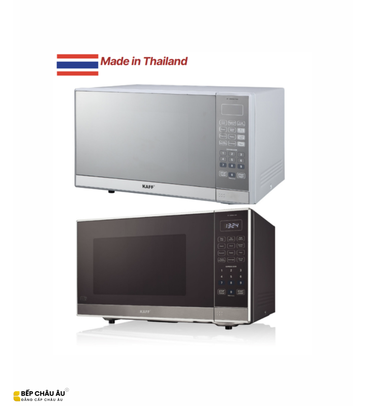 Lò Vi Sóng KAFF KF-EM036ALMW / KF-EM036ALMB 36L Thái Lan – Kết Hợp Nướng, Công Suất 1000W