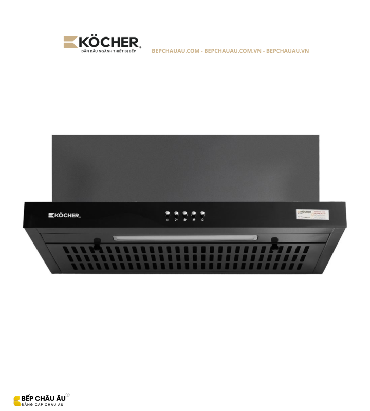 Máy Hút Mùi Kocher K-6160/K-6170 Âm Tủ 60cm/70cm – Motor 120W, Siêu Êm 38dBA, Made in Vietnam